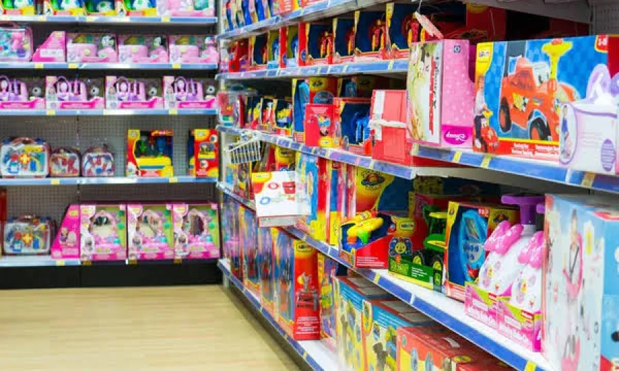 Juguetes coloridos para niños