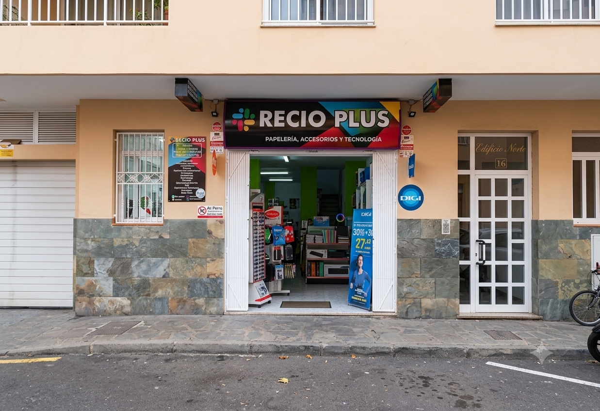 Fachada del negocio Recio Plus